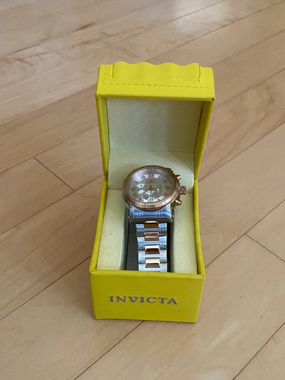 Invicta Men's Two-Tone Stainless Steel Chronograph Watch - Rose Gold & Silver